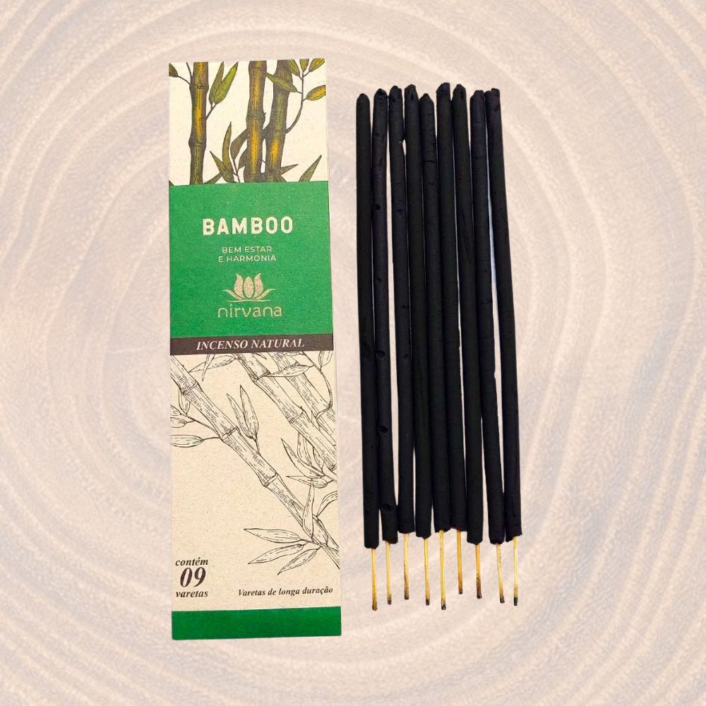 Incenso Nirvana defumador natural - Bamboo: Sorte e fortuna