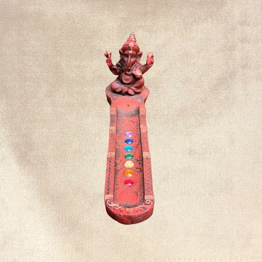 Incensário Ganesha Vermelho